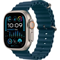 Apple Watch Ultra 2 49mm Titanium Case with Blue Ocean Band